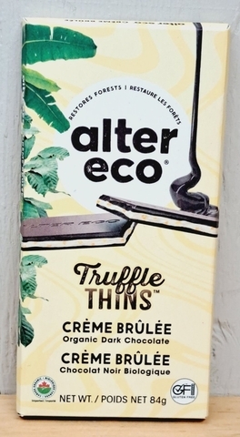Alter Eco Truffle Thins - Creme Brulee